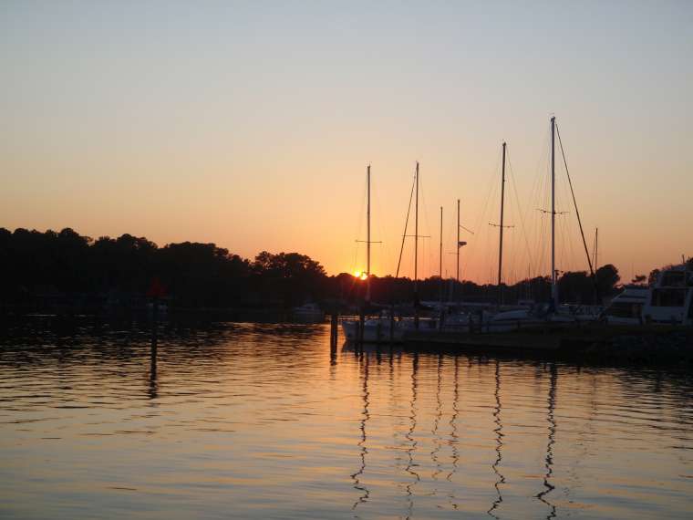 Sunset at Deltaville