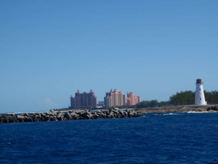 Atlantis in the distance